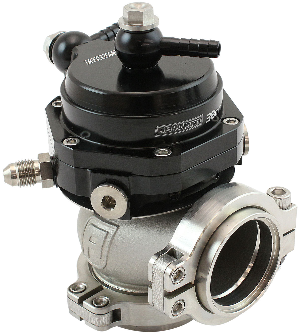 38mm External Wastegate - Black   14 PSI (1 Bar)
