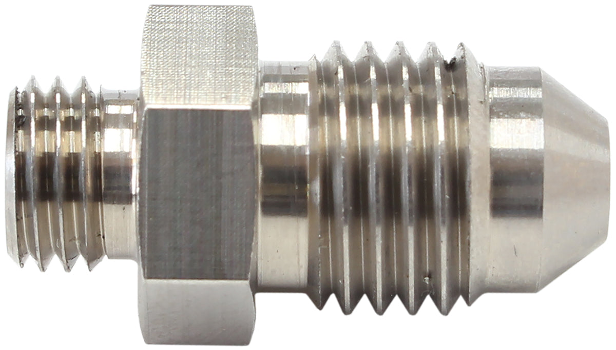 Wastegate Water Fitting  M8 to -4AN Suit Aeroflow 38mm & 44mmWastegate's (Each)