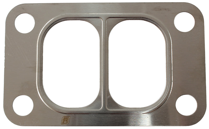 Turbo Inlet Flange Gasket  Suit T3 Twin Entry Flange, Single Layer Embossed Steel