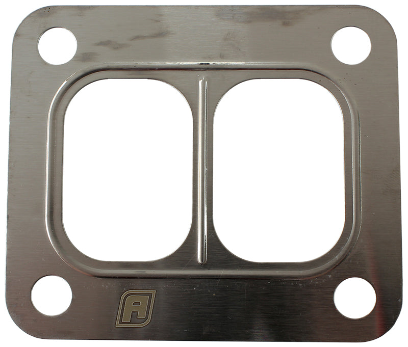Turbo Inlet Flange Gasket  Suit T4 Twin Entry Flange, Single Layer Embossed Steel