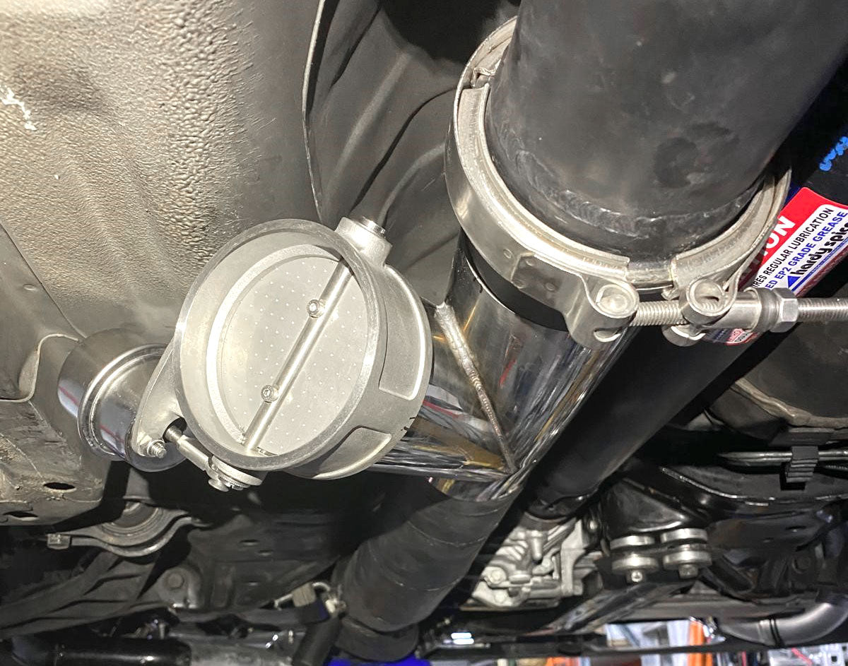 3" Exhaust Control Valve   Opens when boost reaches6-7 psi