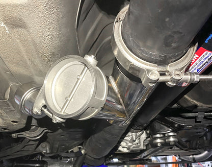 3" Exhaust Control Valve   Opens when boost reaches6-7 psi