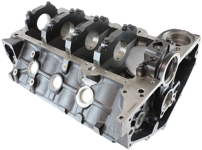 Aeroflow Cast Iron S/B Chev Engine Block, 4.000" Bore  9.025" Deck Height, 350 Mains, 4-Bolt Billet Splayed Caps