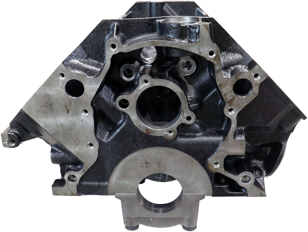 Aeroflow Cast Iron Ford 302W Late Engine Block, 4.000" Bore  8.211" Deck Height, 302 Windsor Mains, 2-Bolt Cast Main Caps