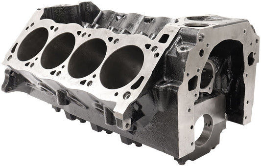 Aeroflow Cast Iron Ford Cleveland Engine Block, 4.000" Bore  9.200" Deck, 2.750" Mains, 4-Bolt Splayed Caps