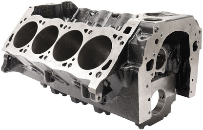 Aeroflow Cast Iron Ford Cleveland Engine Block, 4.125" Bore  9.200" Deck, 2.750" Mains, 4-Bolt Splayed Caps