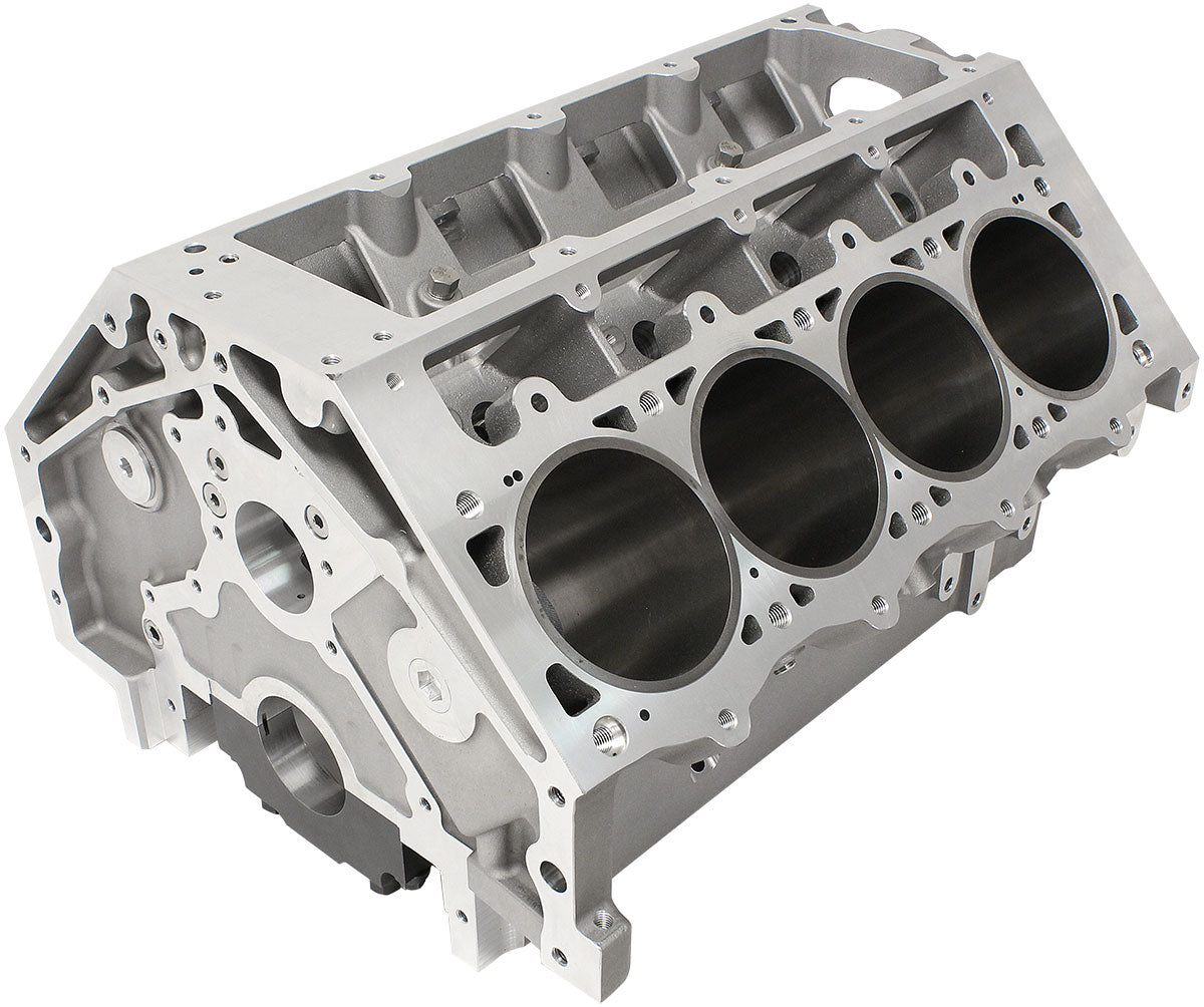 Aeroflow Aluminium GM LS Engine Block, 4.125" Bore  9.240" Deck Height, 6-Bolt Main Caps
