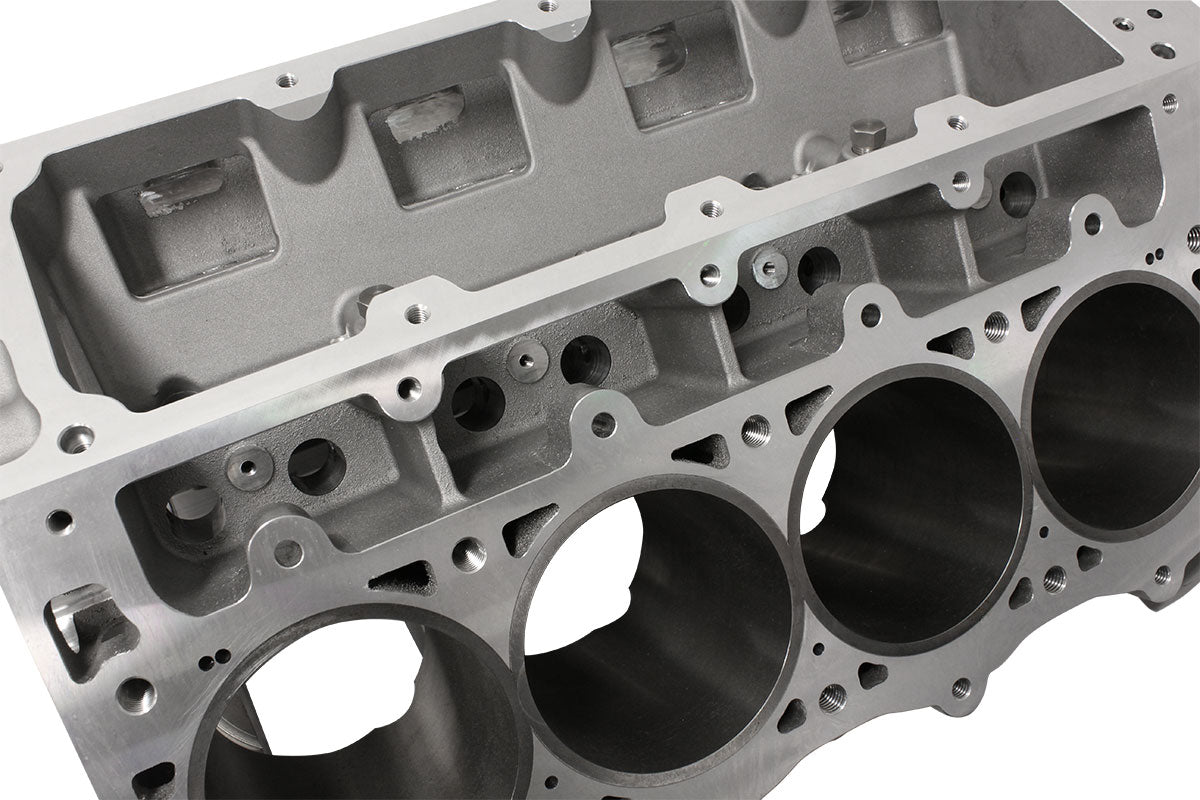 Aeroflow Aluminium GM LS Engine Block, 4.125" Bore  9.240" Deck Height, 6-Bolt Main Caps
