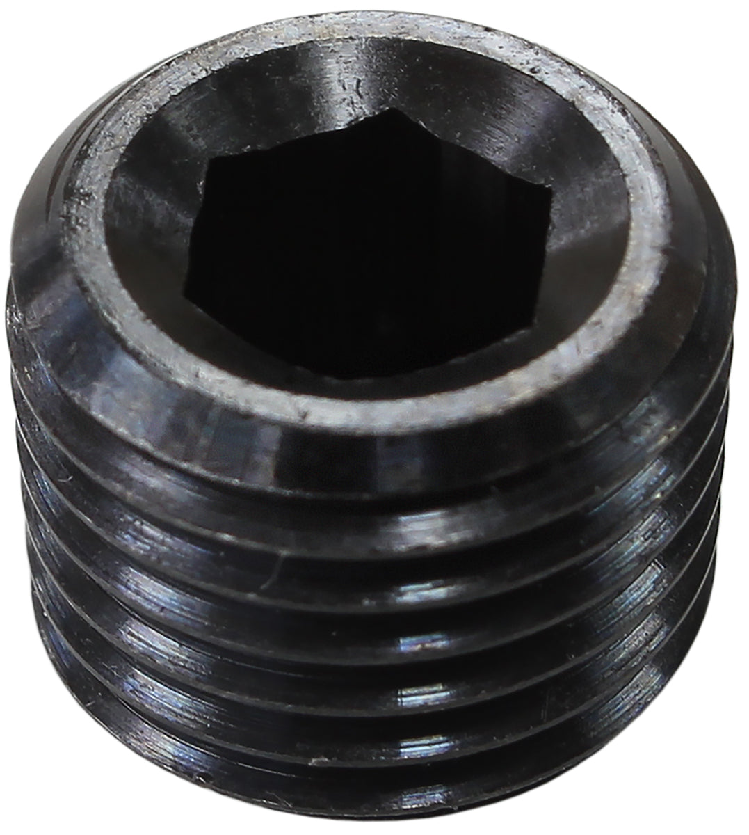Black Coated Steel Port Plug  3/8" NPT