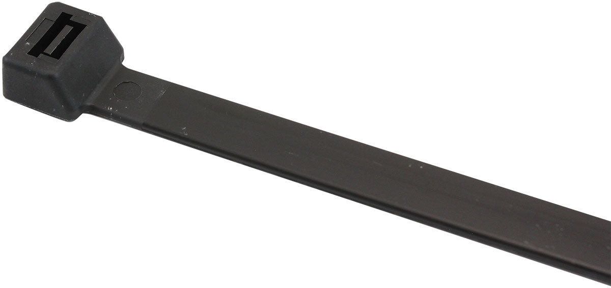 Standard Cable Ties 12.4mm Wide x 290mm Long - 25 Pack   Nylon 66 Material, Black Colour