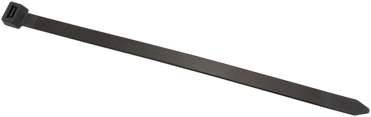 Standard Cable Ties 12.4mm Wide x 290mm Long - 25 Pack   Nylon 66 Material, Black Colour