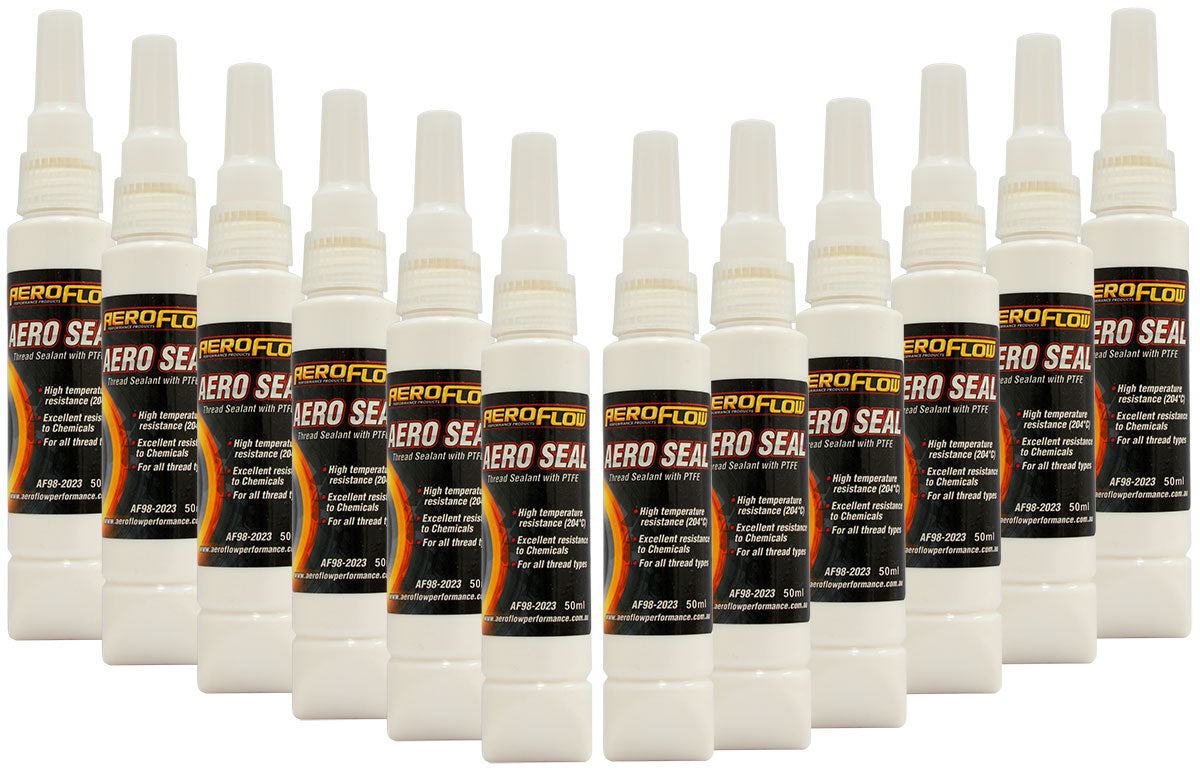Aeroflow Aero Seal Thread Sealant with PTFE, 12 Pack  50ml Tube. For all Thread Types