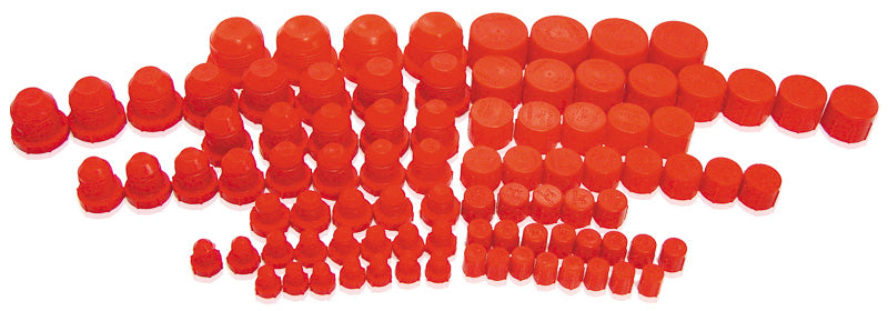 Aeroflow Plastic Dust Caps & Plugs   96 piece assorted sizes from -3AN to -20AN