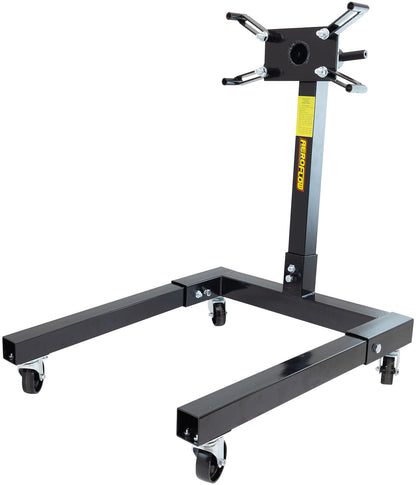 Aeroflow C-Frame Engine Stand     1250lb (567kg) Max Load, Black Powder Coated Finish