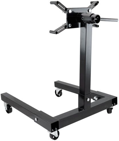 Aeroflow C-Frame Engine Stand     1250lb (567kg) Max Load, Black Powder Coated Finish