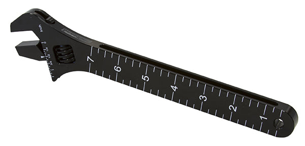 Aeroflow Wheelie Bar and General Purpose Adjustable Spanner   Black Finish