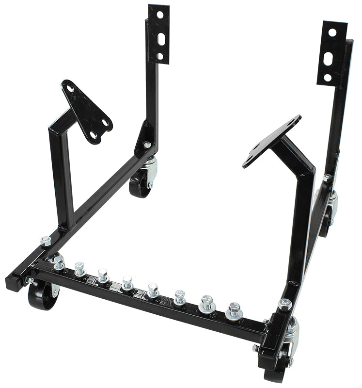 Aeroflow Holden 253-308 Engine Cradle   Fits Holden V8, solid steel wheels, black powder coated finish