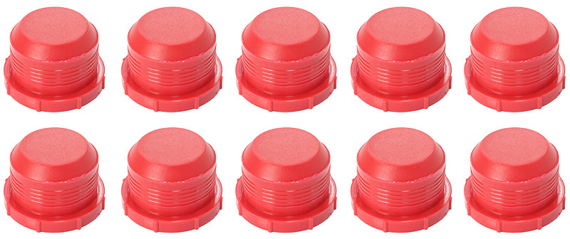 Aeroflow Male Plastic Block Off Caps  Suit -4AN, 10-Pack