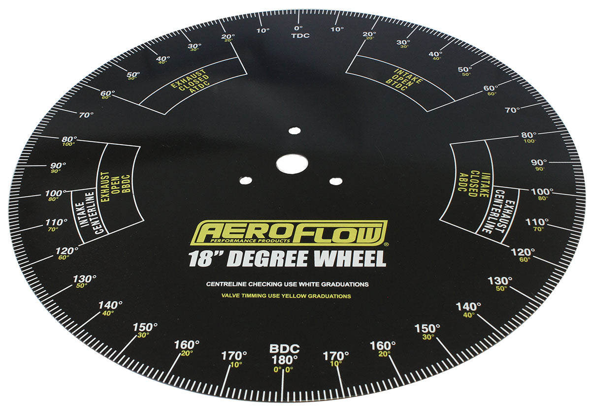 Aeroflow Pro Camshaft Degree Wheel  Large 18" Universal Degree Wheel