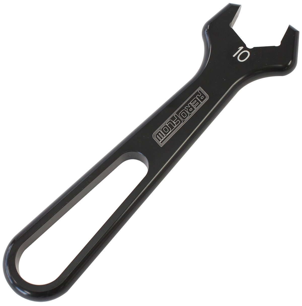 Aeroflow Single Aluminium Pro Spanner   To Suit -10AN, Black Finish