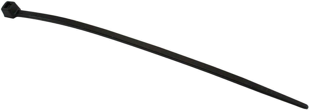 Heat Resistant Cable Ties 2.5mm Wide x 100mm Long - 25 Pack   Nylon 46 Material, Black Colour