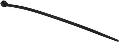 Heat Resistant Cable Ties 2.5mm Wide x 100mm Long - 25 Pack   Nylon 46 Material, Black Colour