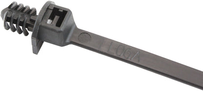 One Piece Fixed Fir Tree Cable Ties 4.8mm Wide x 210mm Long - 1000 Pack   Nylon 66 Material, Black Colour