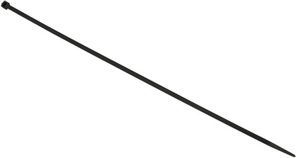 Heat Resistant Cable Ties 4.8mm Wide x 380mm Long - 100 Pack   Nylon 46 Material, Black Colour