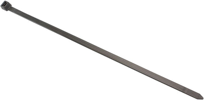 Standard Cable Ties 7.6mm Wide x 300mm Long - 1000 Pack   Nylon 66 Material, Black Colour