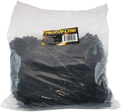 Standard Cable Ties 8.8mm Wide x 300mm Long - 100 Pack   Nylon 66 Material, Black Colour
