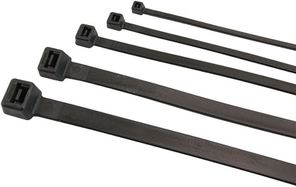 Bulk Multi Pack Standard Cable Ties - 500 Pieces   Nylon 66 Material, Black Colour