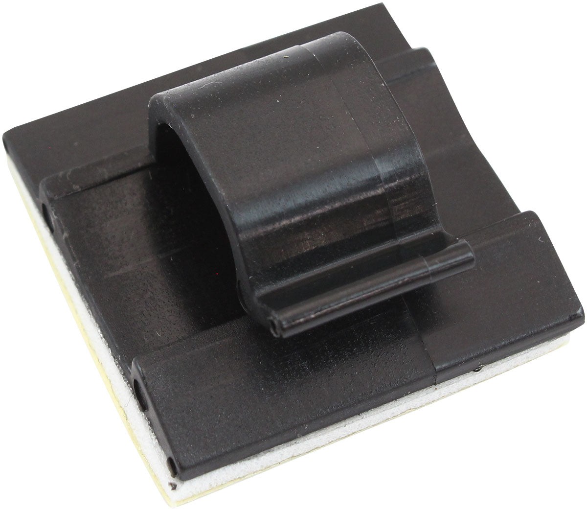 Adhesive Cable Mount to Suit 8mm Bundle- 50 Pack   Nylon 66 Material, Black Colour