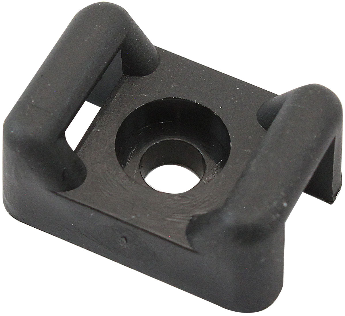 Cable Tie Screw Mount 22.3mm x 16mm - 50 Pack   Nylon 66 Material, Black Colour