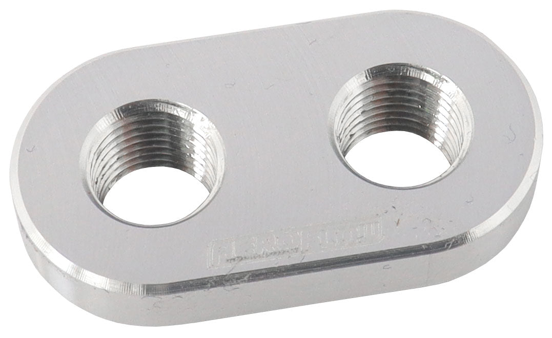 Weld-In Alloy Plate  with 2 x 1/8" NPT Female Ports