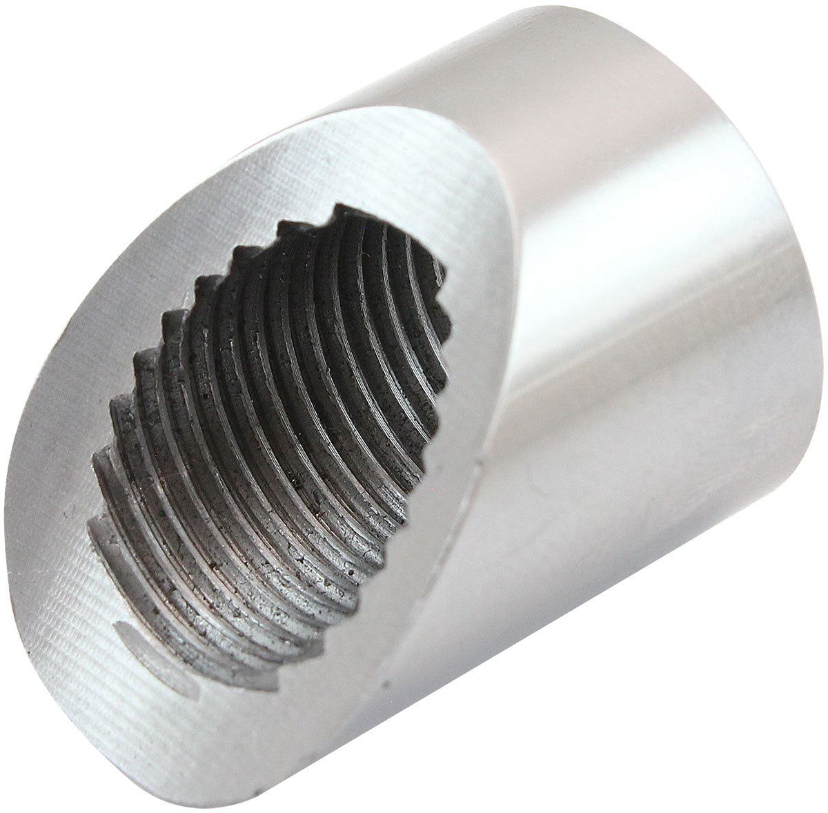 45 Degree Angled & Notched Weld-On M12 x 1.25mm Oxygen Sensor Bung   CS1030 Steel Material