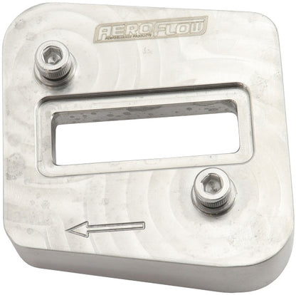 Weld-on Mass Air Flow Sensor Plate - Stainless Steel   Universal Fitment. SuitsGM LS Style MAF Sensor