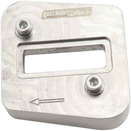 Weld-on Mass Air Flow Sensor Plate - Stainless Steel   Universal Fitment. SuitsGM LS Style MAF Sensor