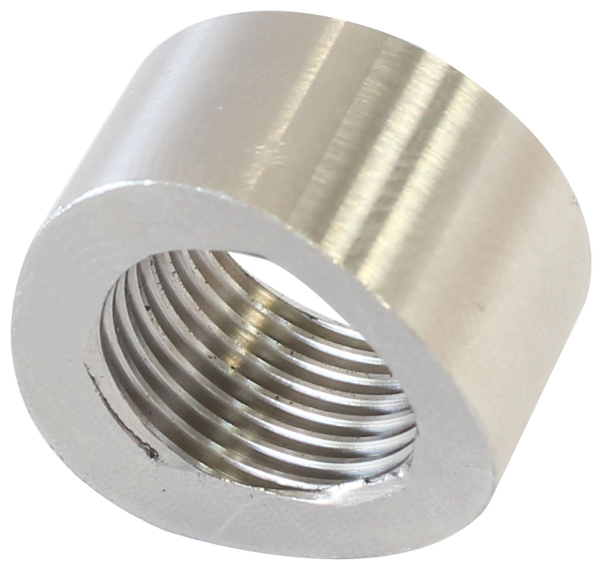 Notched Weld-On M18 x 1.50mm Oxygen Sensor Bung   Stainless Steel Material