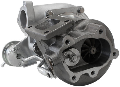 BOOSTED 4647 NISSAN .84 Turbocharger 440HP, Hi Temp Black Finish   Internal Wastegate, T25 / T28 Inlet Flange, 5-Bolt Exhaust Flange