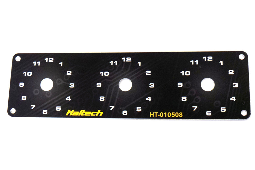 Triple Switch Panel Only - includes Yellow & Red knobs Default Title
