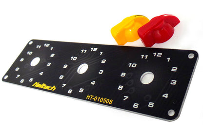 Triple Switch Panel Only - includes Yellow & Red knobs Default Title