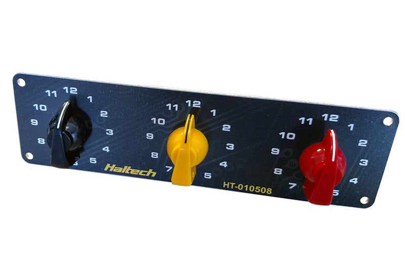 Triple Switch Panel Only - includes Yellow & Red knobs Default Title