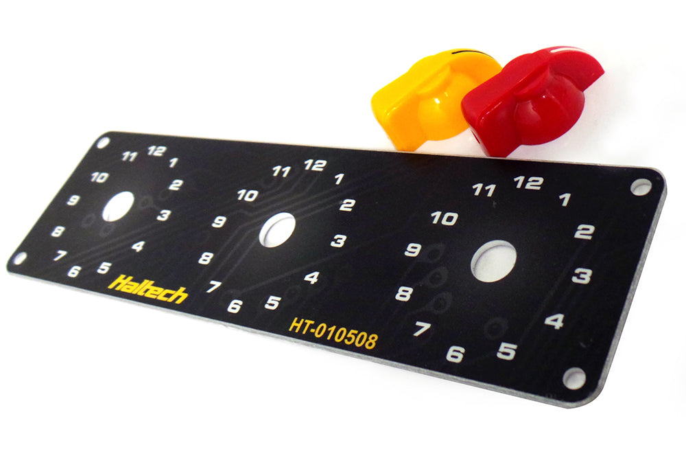 Triple Switch Panel Kit - includes Yellow & Red knobs Default Title