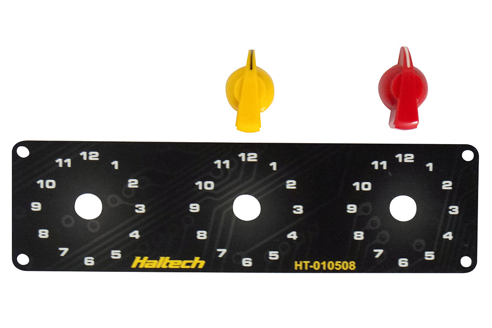 Triple Switch Panel Kit - includes Yellow & Red knobs Default Title