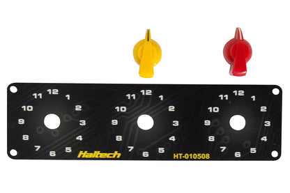 Triple Switch Panel Kit - includes Yellow & Red knobs Default Title
