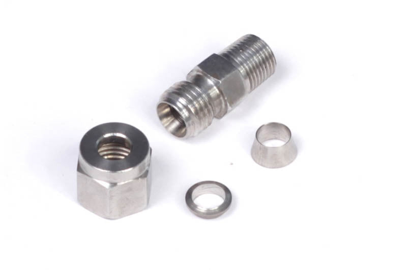 1/4" Stainless Compression Fitting Kit - 1/8" NPT Thread  HT-010813 Default Title