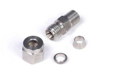 1/4" Stainless Compression Fitting Kit - 1/8" NPT Thread  HT-010813 Default Title