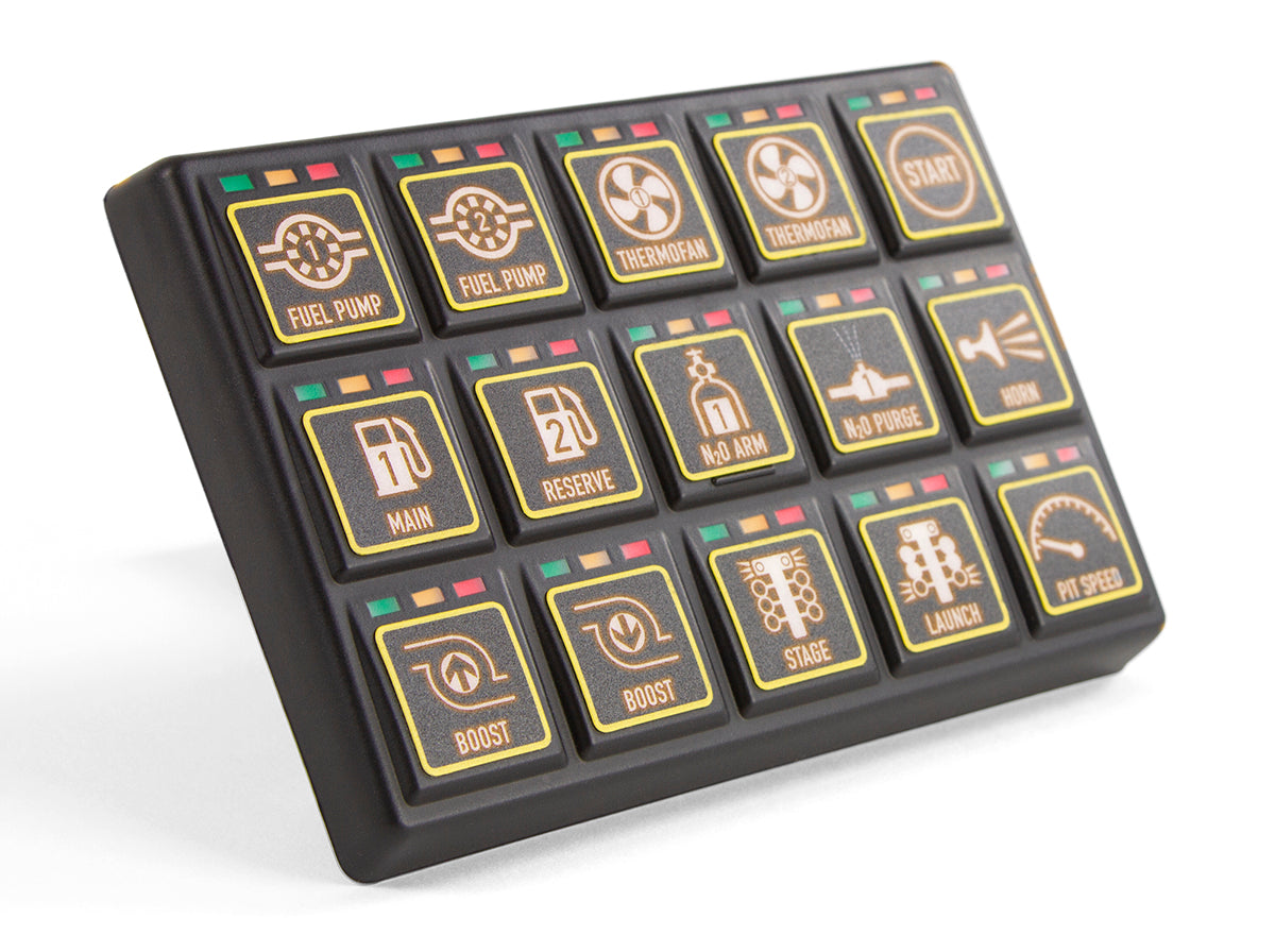 Haltech CAN Keypad 15 button (3x5) Thread: M6 HT-011502 Default Title