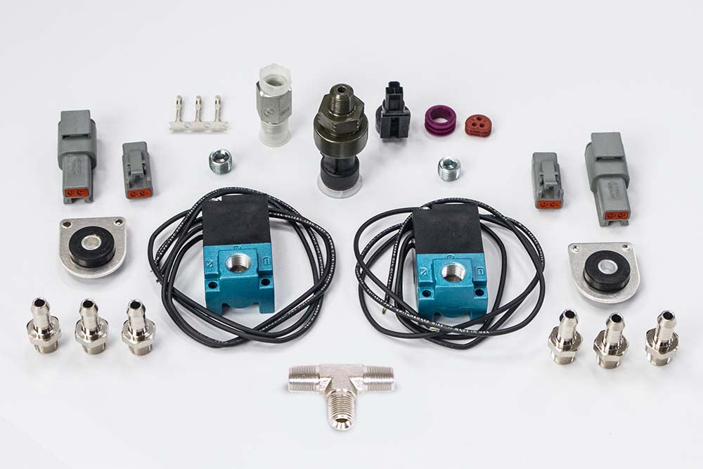 CO2 Boost Control Dual Solenoid & Pressure Sensor Kit Thread: 1/8 NPT HT-020402 Default Title
