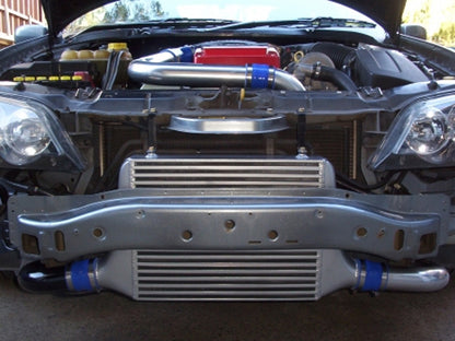 Plazmaman Ford BA/BF Bar & Plate 650hp Crossover Intercooler Kit